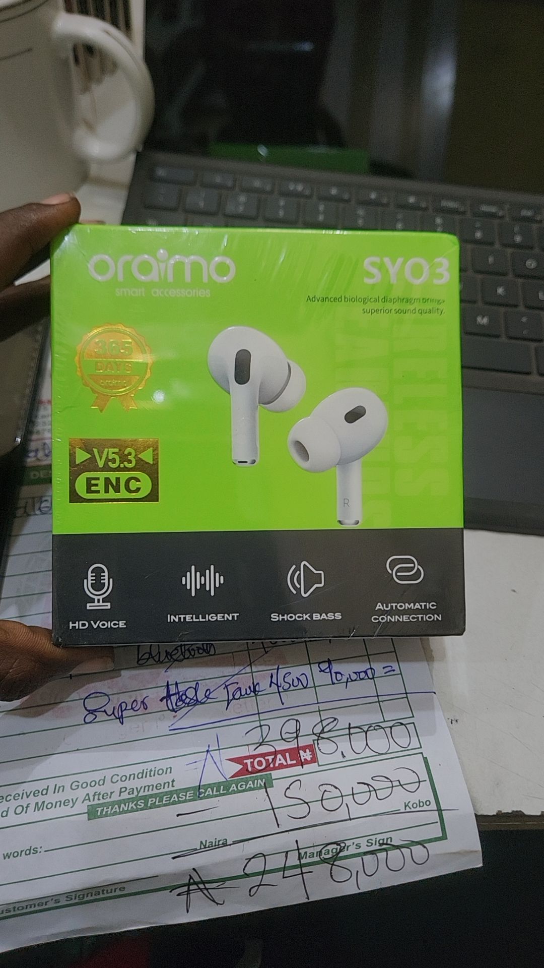 ORAIMO BLUETOOTH