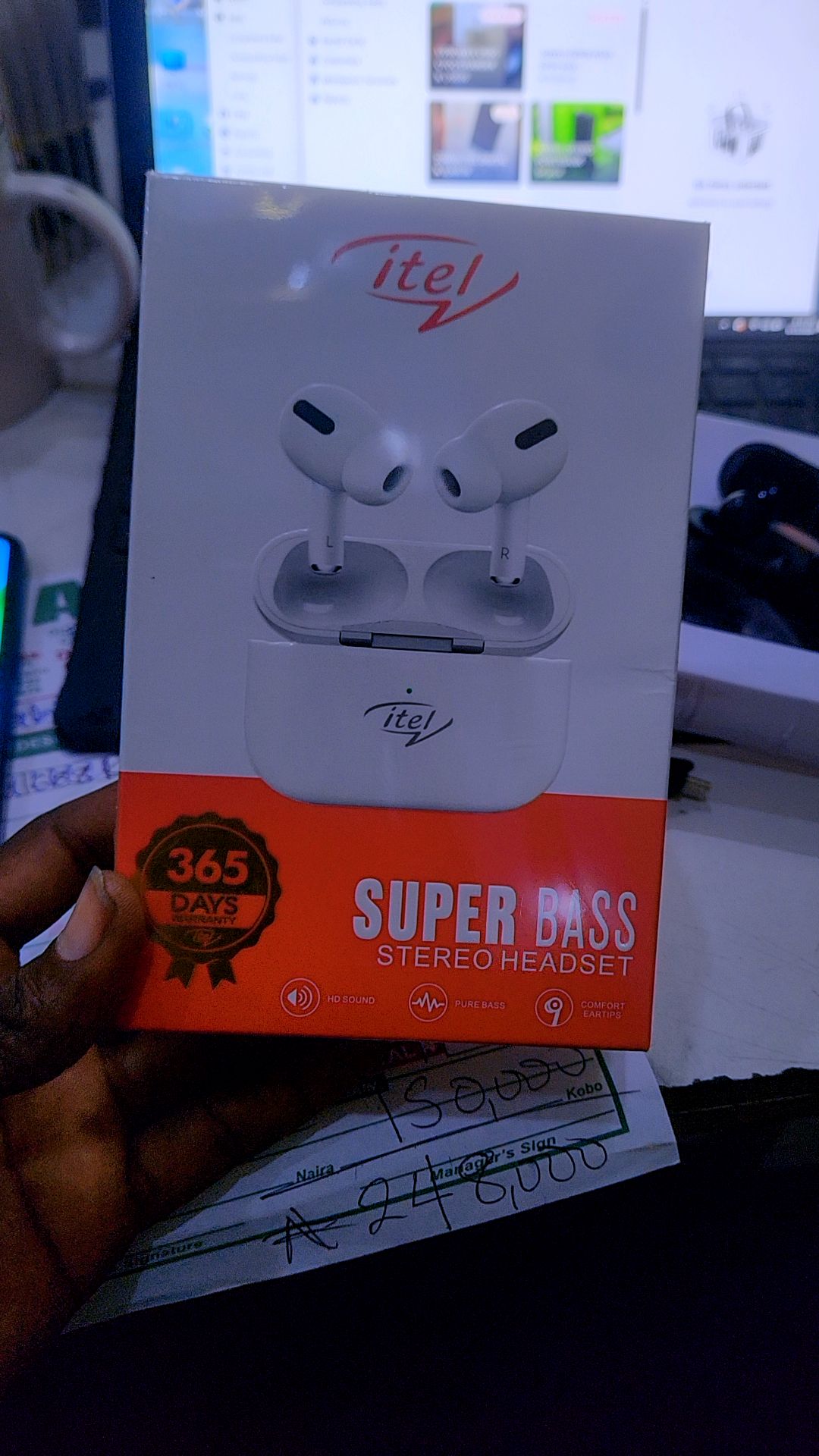 ITEL SUPERBASS STEREO HEADSET