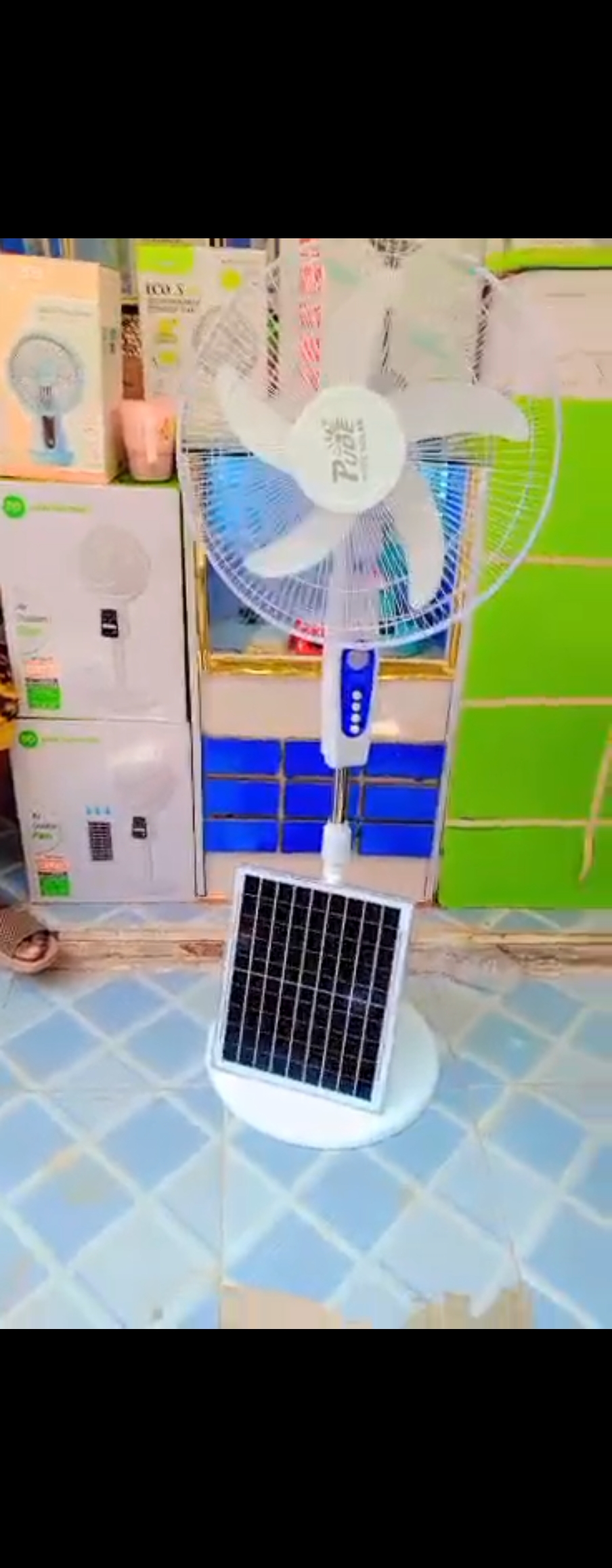 STANDING RECHARGABLE FAN
